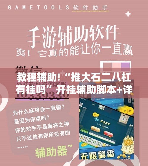 教程辅助!“推大石二八杠有挂吗”开挂辅助脚本+详细开挂安装教程