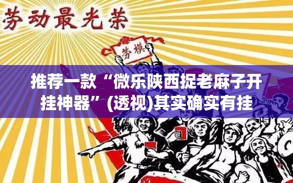 推荐一款“微乐陕西捉老麻子开挂神器”(透视)其实确实有挂