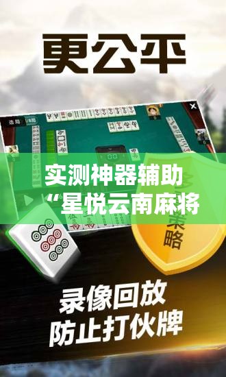 实测神器辅助“星悦云南麻将开挂神器”细辅助教程分享
