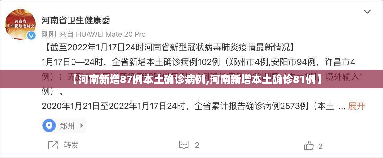 【河南新增87例本土确诊病例,河南新增本土确诊81例】 【河南新增87例本土确诊病例,河南新增本土确诊81例】