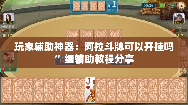 玩家辅助神器：阿拉斗牌可以开挂吗”细辅助教程分享