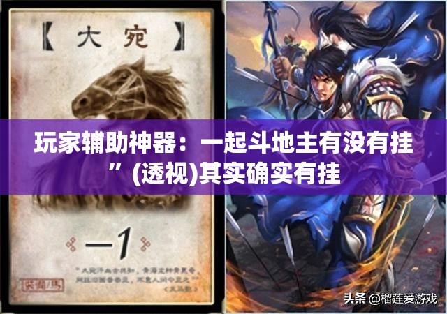 玩家辅助神器：一起斗地主有没有挂”(透视)其实确实有挂