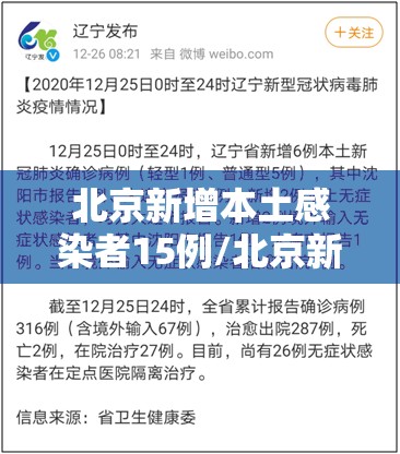 北京新增本土感染者15例/北京新增本土病例详情公布