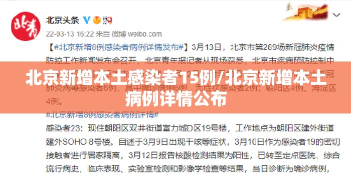 北京新增本土感染者15例/北京新增本土病例详情公布