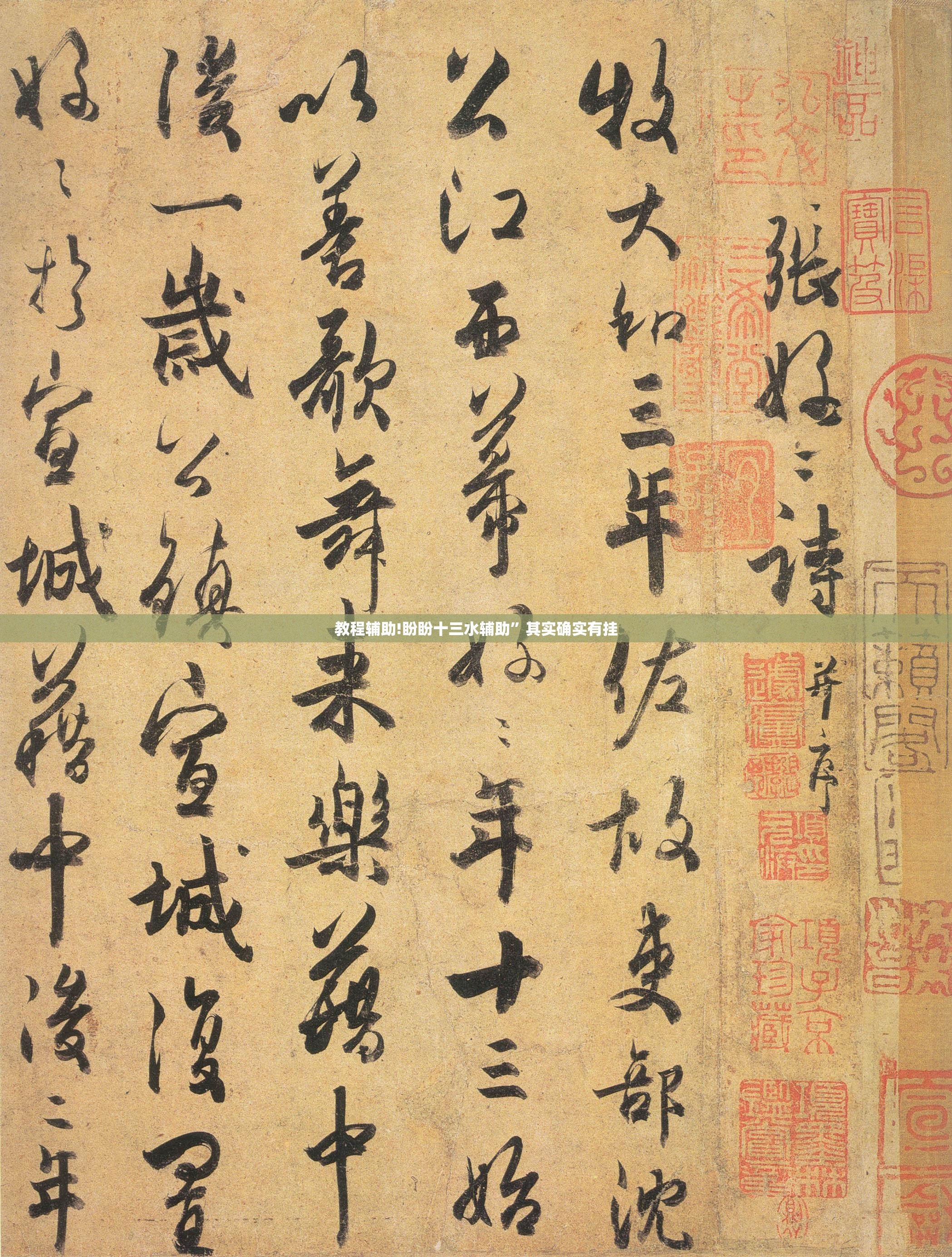 教程辅助!盼盼十三水辅助”其实确实有挂