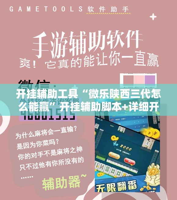 开挂辅助工具“微乐陕西三代怎么能赢”开挂辅助脚本+详细开挂安装教程