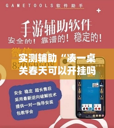 实测辅助“凑一桌关春天可以开挂吗(透视)”开挂辅助脚本+详细开挂安装教程