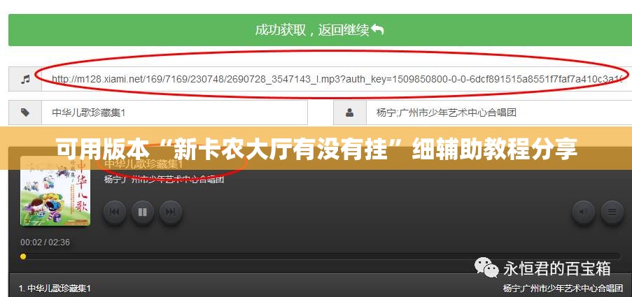 可用版本“新卡农大厅有没有挂”细辅助教程分享