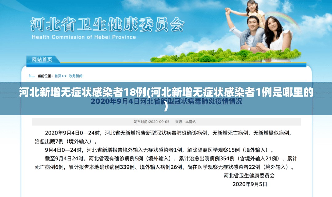 河北新增无症状感染者18例(河北新增无症状感染者1例是哪里的) 河北新增无症状感染者18例(河北新增无症状感染者1例是哪里的)