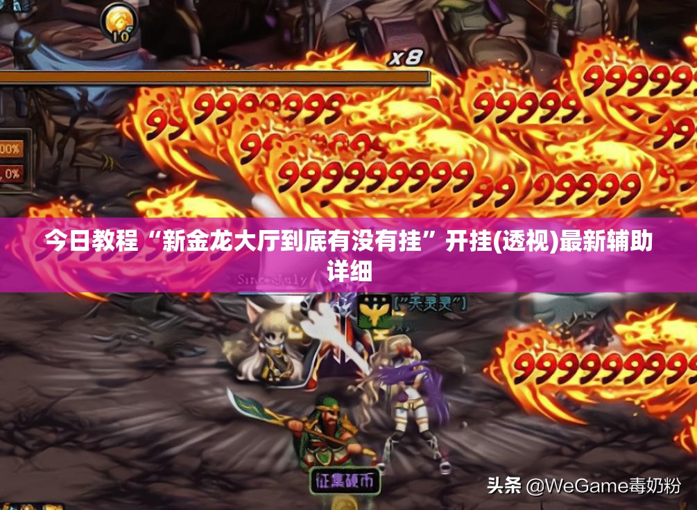 今日教程“新金龙大厅到底有没有挂”开挂(透视)最新辅助详细