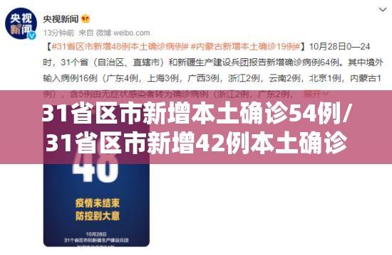 31省区市新增本土确诊54例/31省区市新增42例本土确诊 31省区市新增本土确诊54例/31省区市新增42例本土确诊