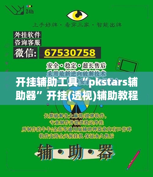 开挂辅助工具“pkstars辅助器”开挂(透视)辅助教程