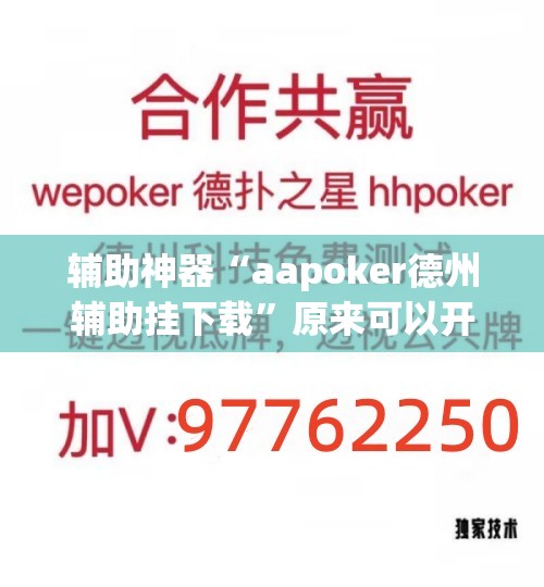 辅助神器“aapoker德州辅助挂下载	”原来可以开挂