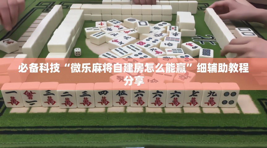 必备科技“微乐麻将自建房怎么能赢”细辅助教程分享