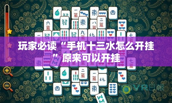 玩家必读“手机十三水怎么开挂”原来可以开挂