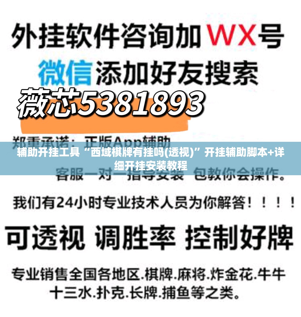 辅助开挂工具“西域棋牌有挂吗(透视)”开挂辅助脚本+详细开挂安装教程