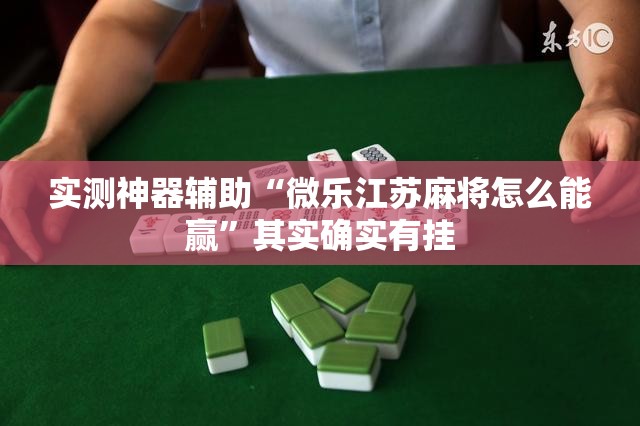 实测神器辅助“微乐江苏麻将怎么能赢”其实确实有挂