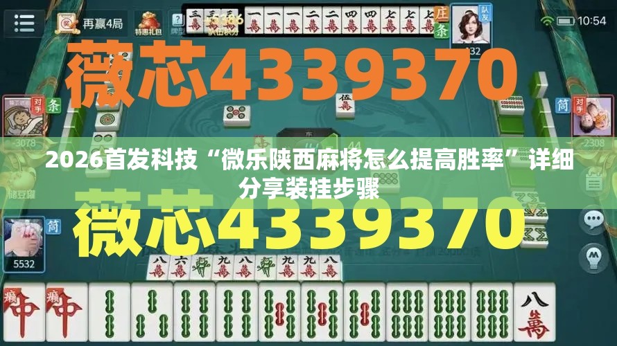 2026首发科技“微乐陕西麻将怎么提高胜率”详细分享装挂步骤