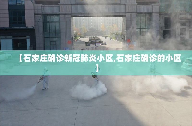 【石家庄确诊新冠肺炎小区,石家庄确诊的小区】