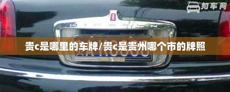 贵c是哪里的车牌/贵c是贵州哪个市的牌照