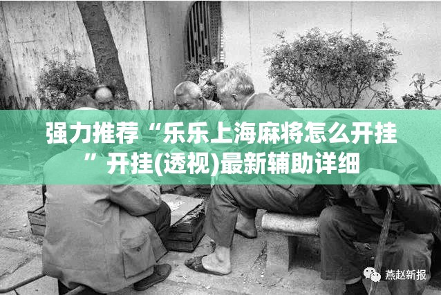 强力推荐“乐乐上海麻将怎么开挂”开挂(透视)最新辅助详细