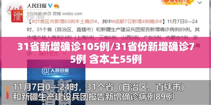31省新增确诊105例/31省份新增确诊75例 含本土55例 31省新增确诊105例/31省份新增确诊75例 含本土55例