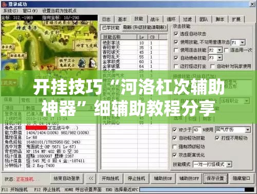 开挂技巧“河洛杠次辅助神器	”细辅助教程分享