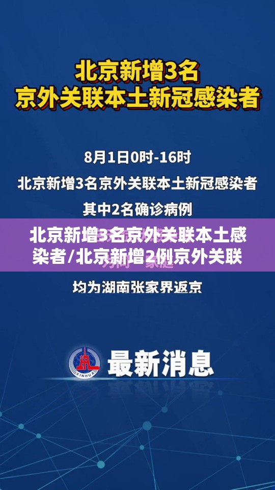 北京新增3名京外关联本土感染者/北京新增2例京外关联本地确诊病例和1例无症状感染者 北京新增3名京外关联本土感染者/北京新增2例京外关联本地确诊病例和1例无症状感染者