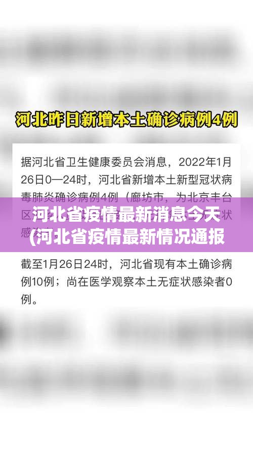 河北省疫情最新消息今天(河北省疫情最新情况通报)