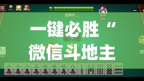 一键必胜“微信斗地主怎么让系统给你发好牌”开挂(透视)辅助神器