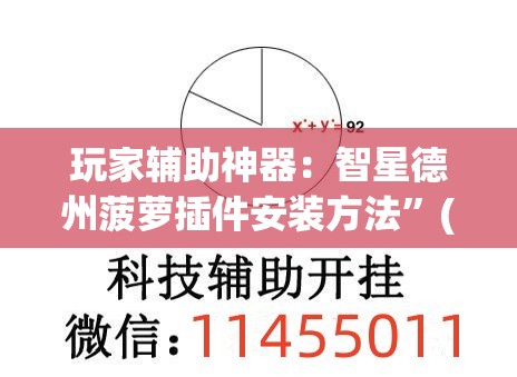 玩家辅助神器：智星德州菠萝插件安装方法”(免费)开挂辅助教学(最新辅助开挂教程)