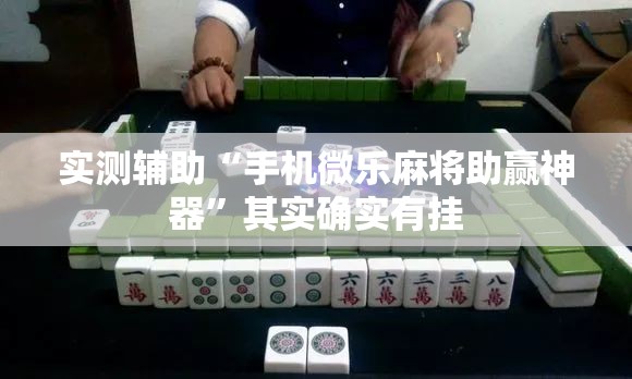 实测辅助“手机微乐麻将助赢神器”其实确实有挂