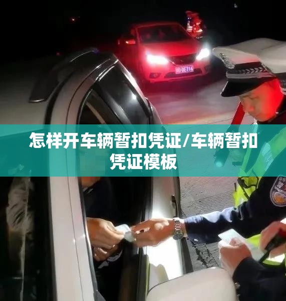 怎样开车辆暂扣凭证/车辆暂扣凭证模板 怎样开车辆暂扣凭证/车辆暂扣凭证模板