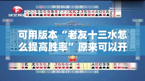 可用版本“老友十三水怎么提高胜率”原来可以开挂