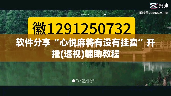 软件分享“心悦麻将有没有挂卖”开挂(透视)辅助教程