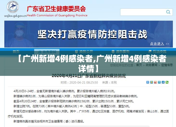 【广州新增4例感染者,广州新增4例感染者详情】 【广州新增4例感染者,广州新增4例感染者详情】