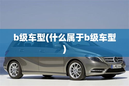 b级车型(什么属于b级车型) b级车型(什么属于b级车型)