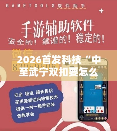 2026首发科技“中至武宁双扣要怎么开挂	”开挂辅助脚本+详细开挂安装教程