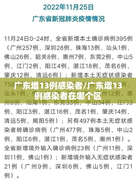 广东增13例感染者/广东增13例感染者在哪个区 广东增13例感染者/广东增13例感染者在哪个区