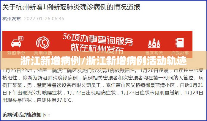 浙江新增病例/浙江新增病例活动轨迹