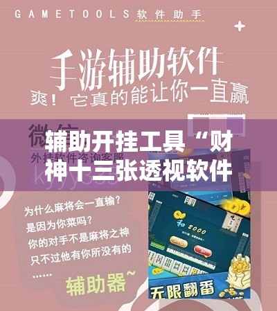 辅助开挂工具“财神十三张透视软件下载”其实确实有挂