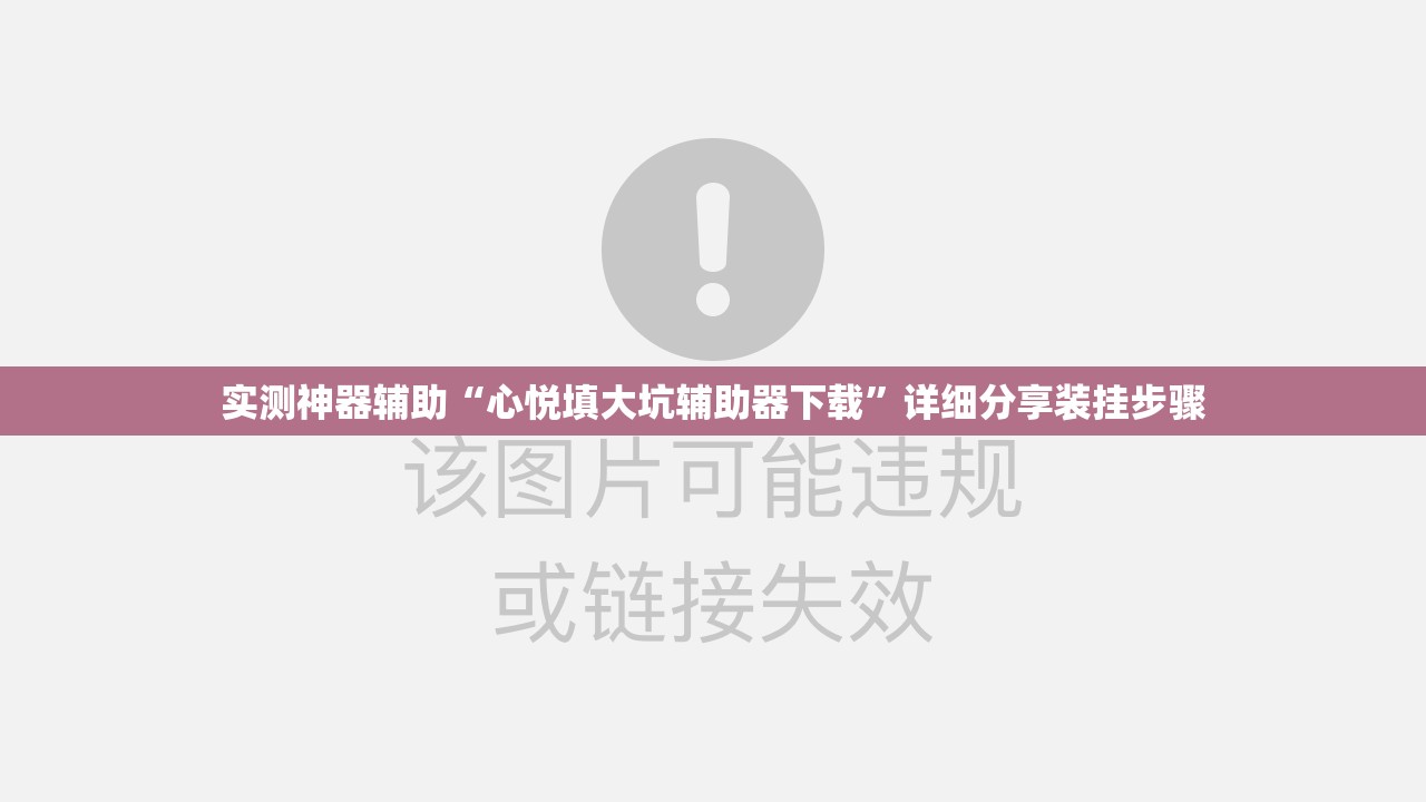 实测神器辅助“心悦填大坑辅助器下载”详细分享装挂步骤