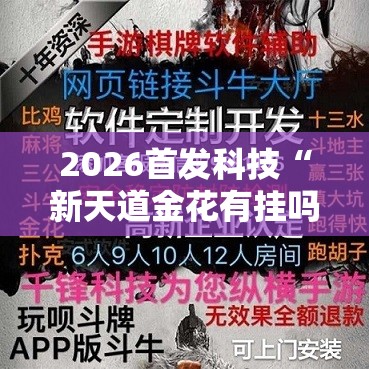 2026首发科技“新天道金花有挂吗”详细外挂透视辅助软件教程