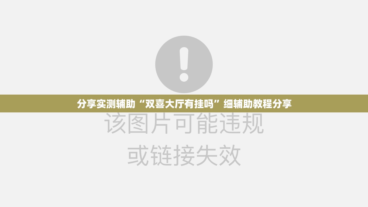 分享实测辅助“双喜大厅有挂吗”细辅助教程分享