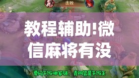 教程辅助!微信麻将有没有开挂神器”开挂(透视)辅助教程