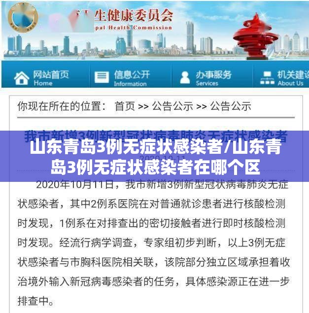 山东青岛3例无症状感染者/山东青岛3例无症状感染者在哪个区 山东青岛3例无症状感染者/山东青岛3例无症状感染者在哪个区