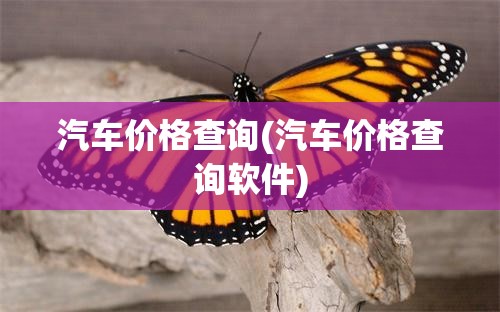 汽车价格查询(汽车价格查询软件) 汽车价格查询(汽车价格查询软件)
