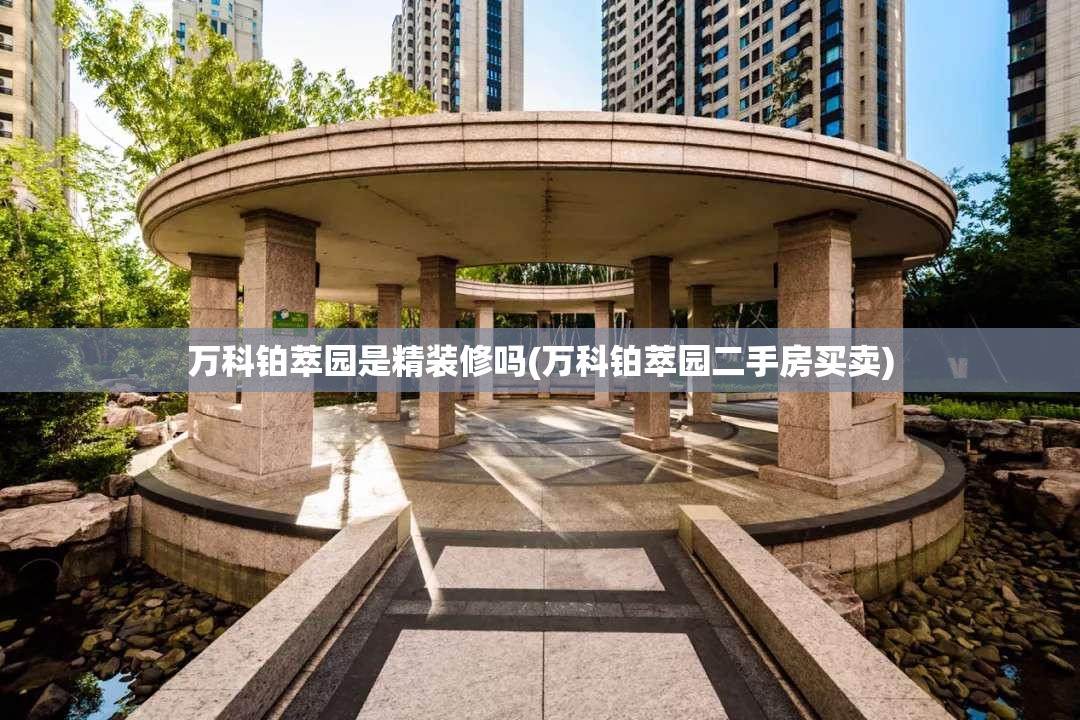 万科铂萃园是精装修吗(万科铂萃园二手房买卖) 万科铂萃园是精装修吗(万科铂萃园二手房买卖)