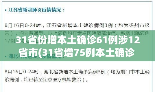 31省份增本土确诊61例涉12省市(31省增75例本土确诊 涉4省)