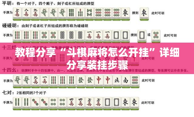 教程分享“斗棋麻将怎么开挂”详细分享装挂步骤